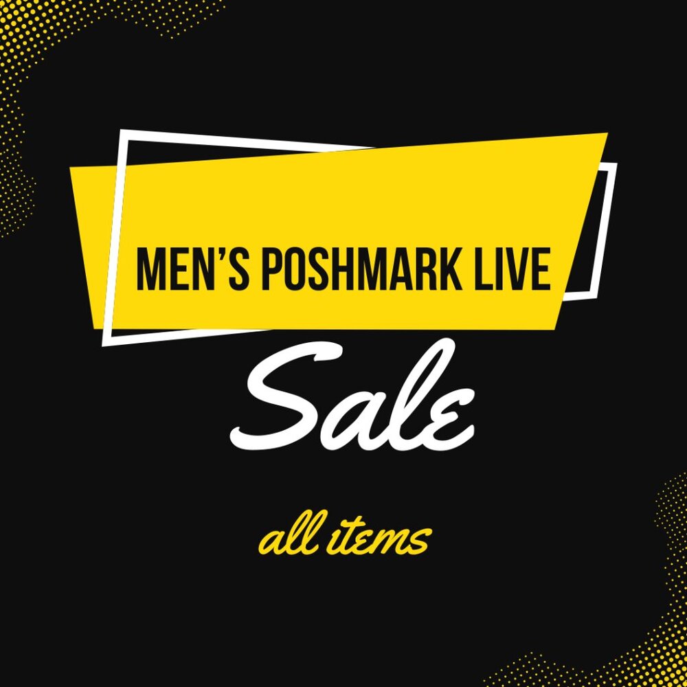 Poshmark Live Show Men's